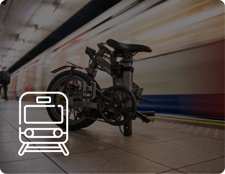 Train Friendly Foldable eBike from Axon Rides