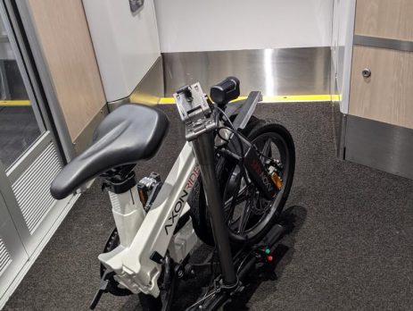 Go on an train with Axon Rides Folding eBike