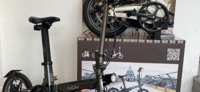 Retail Display from Axon Rides eBikes