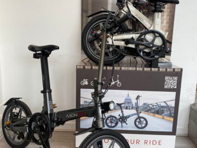 Retail Display from Axon Rides eBikes