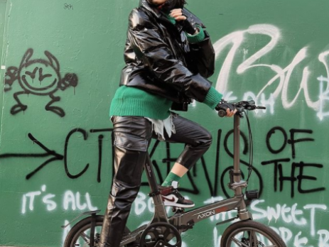 Urban cycling with Axon Folding Bikes