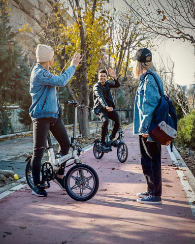 Group Rides on an Axon Rides eBike Ride with friends on Axon Rides