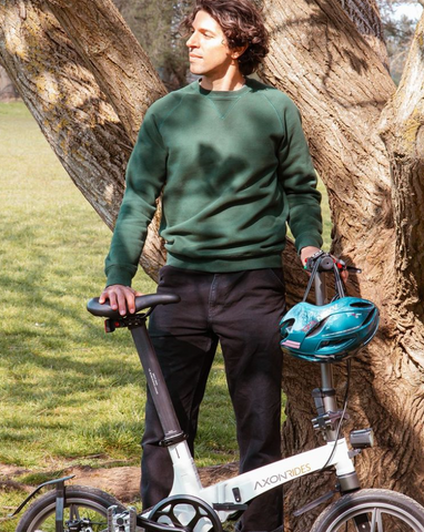 eBike for country path use Axon Rides, a sub-urban foldable eBike