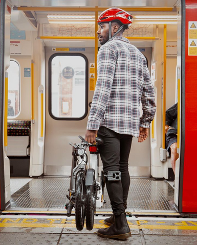 bike on train